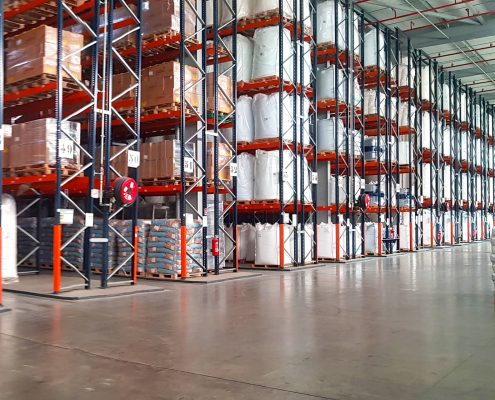 Entrepôt de la base logistique Stock + à Niort, Deux-Sèvres, Nouvelle-Aquitaine, France - Vue intérieure 7 Entrepôt de la base logistique Stock + à Niort, Deux-Sèvres, Nouvelle-Aquitaine, France - Vue intérieure 7