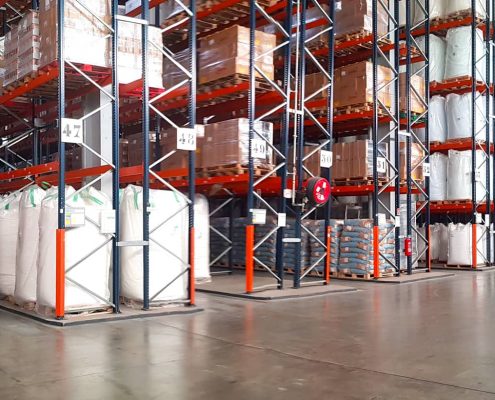 Entrepôt de la base logistique Stock + à Niort, Deux-Sèvres, Nouvelle-Aquitaine, France - Vue intérieure 9 Entrepôt de la base logistique Stock + à Niort, Deux-Sèvres, Nouvelle-Aquitaine, France - Vue intérieure 9